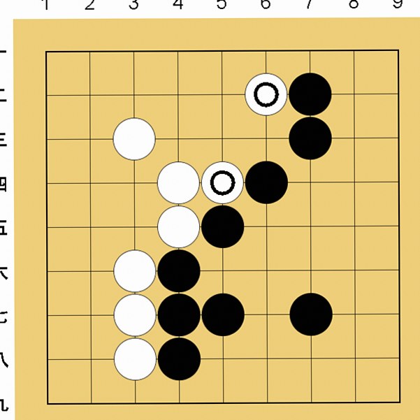 囲碁9路盤の打ち方(終盤)
