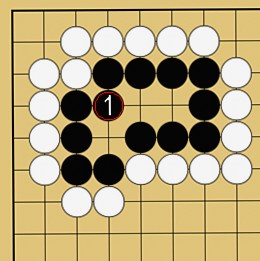 曲がり四目