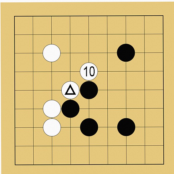 囲碁9路盤の打ち方(序盤)