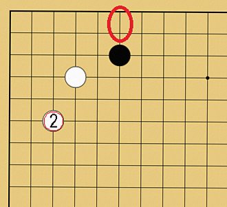 囲碁のカカリのイメージ図