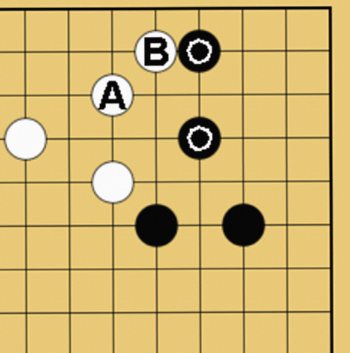 囲碁のアテコミの実例図