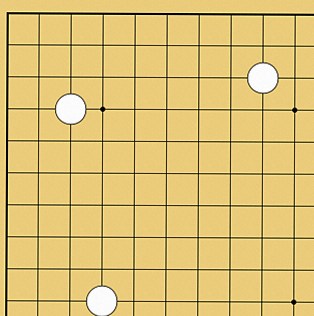 図３５：定石も学べるの碁盤図