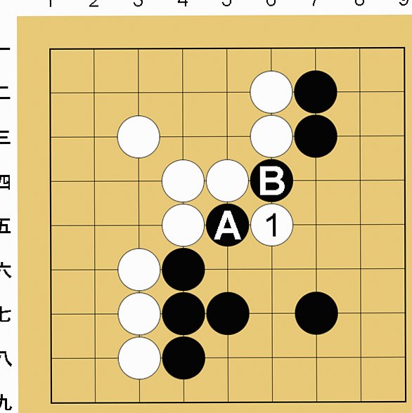 囲碁9路盤の打ち方(終盤)