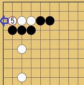 図４０：星で隅を守る方法の碁盤図