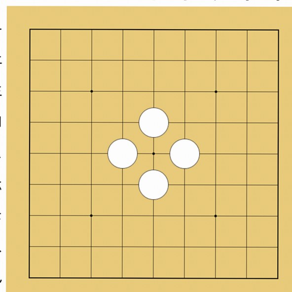 石を取った局面図
