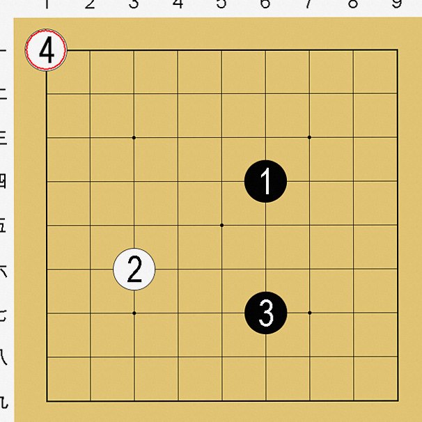 囲碁のルール②:一手ずつ交互に打つ