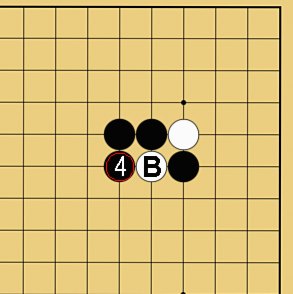図１１：囲碁の基本がよくわかる「ケイマのツケコシ」講座の碁盤図