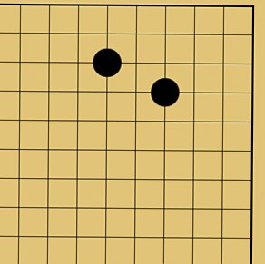囲碁格言「切り違い一方ノビよ」
