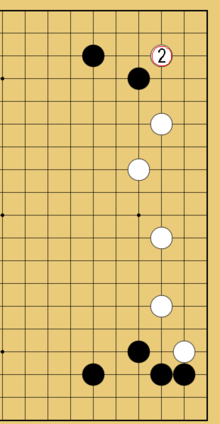 図１３：終盤が上手くなるの碁盤図