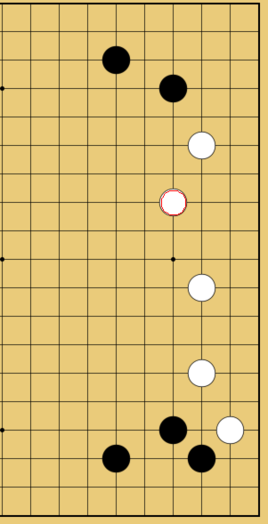 図８：終盤が上手くなるの碁盤図