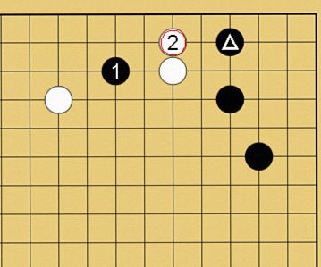 囲碁打ち込みの図解