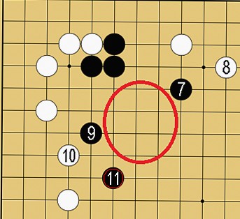 図４１：定石も学べるの碁盤図