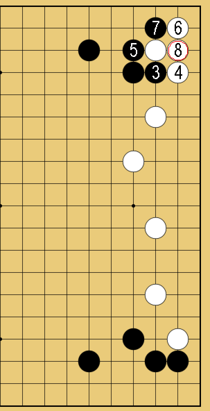 図１４：終盤が上手くなるの碁盤図