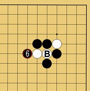 図１７：囲碁の基本がよくわかる「ケイマのツケコシ」講座の碁盤図