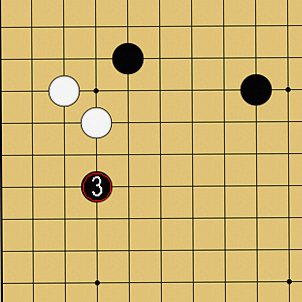図２６：定石も学べるの碁盤図
