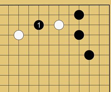 囲碁打ち込みの図解