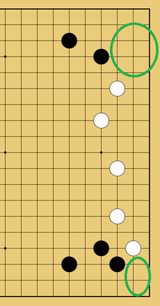 図１７：終盤が上手くなるの碁盤図