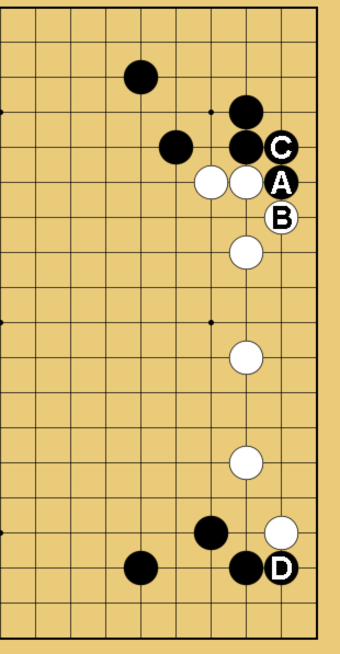図１９：終盤が上手くなるの碁盤図