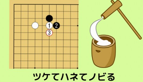 【囲碁のツケ・ハネ・ノビ】格言の意味がよくわかる！接近戦の仕組みを徹底解説