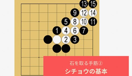 【囲碁入門⑭】石を取る手筋「シチョウ」の基本をていねいに解説！