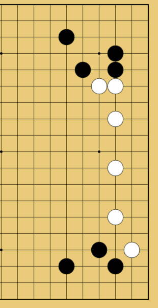 図１８：終盤が上手くなるの碁盤図