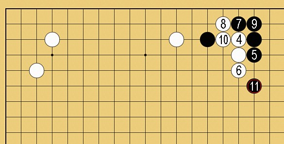 図8:布石で使える基本定石の碁盤図