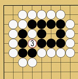 曲がり四目