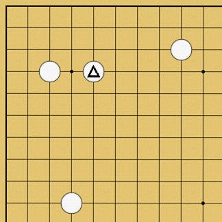 図３６：定石も学べるの碁盤図