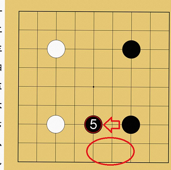 囲碁9路盤の打ち方(序盤)