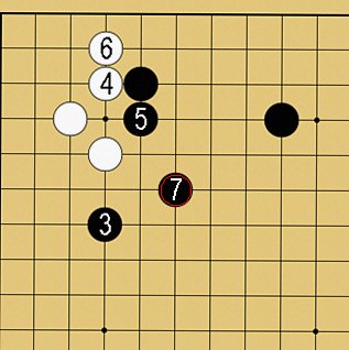 図２９：定石も学べるの碁盤図
