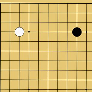図２１：定石も学べるの碁盤図