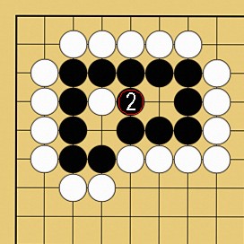 曲がり四目