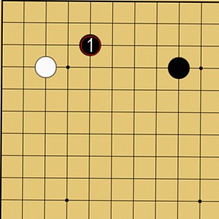図２２：定石も学べるの碁盤図