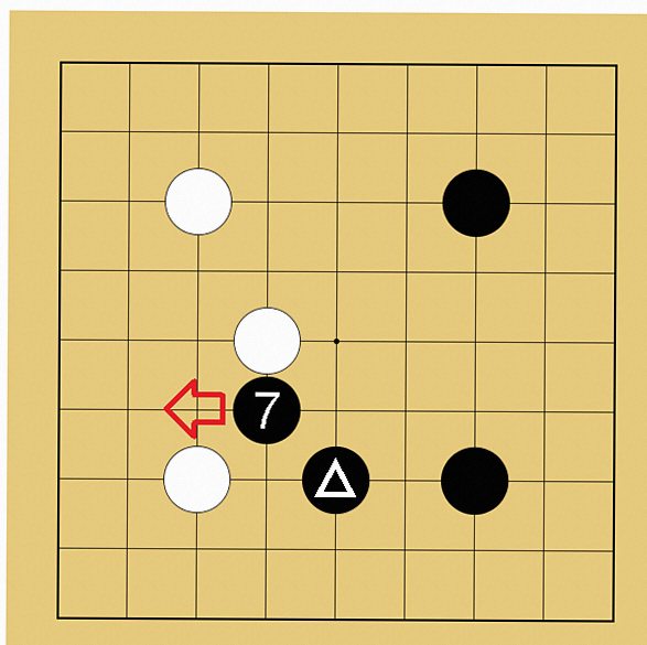 囲碁9路盤の打ち方(序盤)