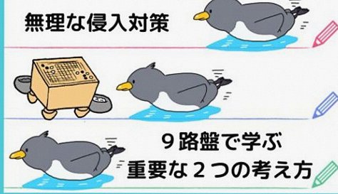 【相手が陣地に入ってきた時の対処法】無理手を咎める２つの重要な考え方