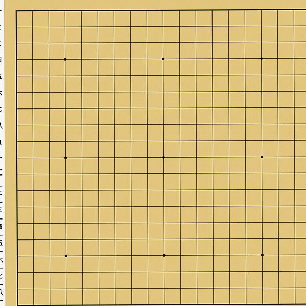 囲碁の19路盤