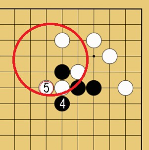 図５６：囲碁の基本がよくわかる「ケイマのツケコシ」講座の碁盤図