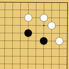 図４７：囲碁の基本がよくわかる「ケイマのツケコシ」講座の碁盤図