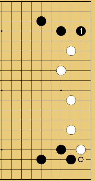 図９：終盤が上手くなるの碁盤図